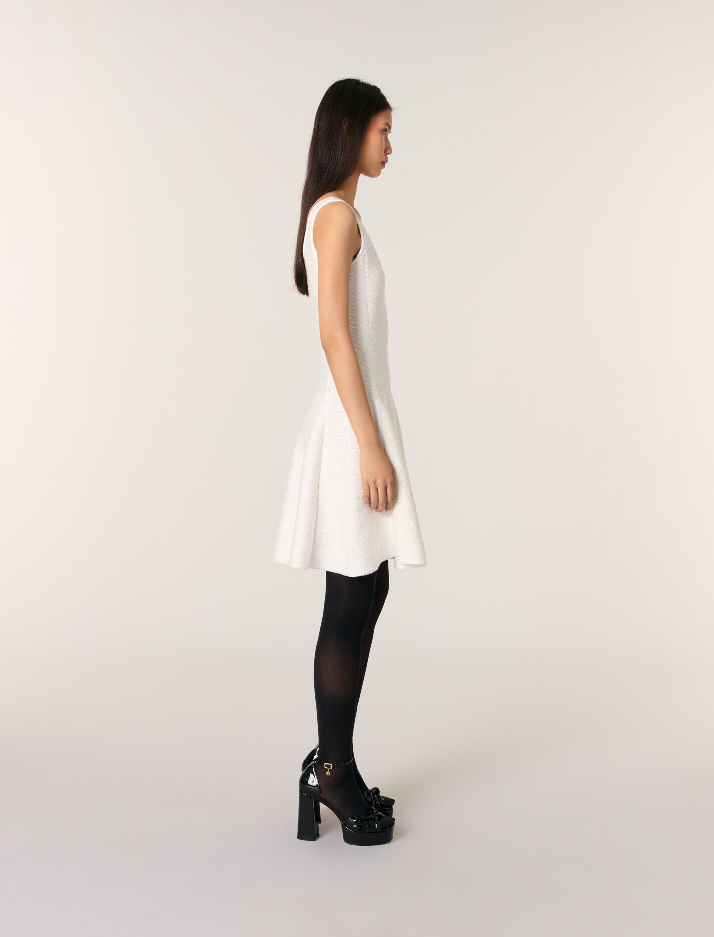 Sequin knit short dress - Short dresses | Maje