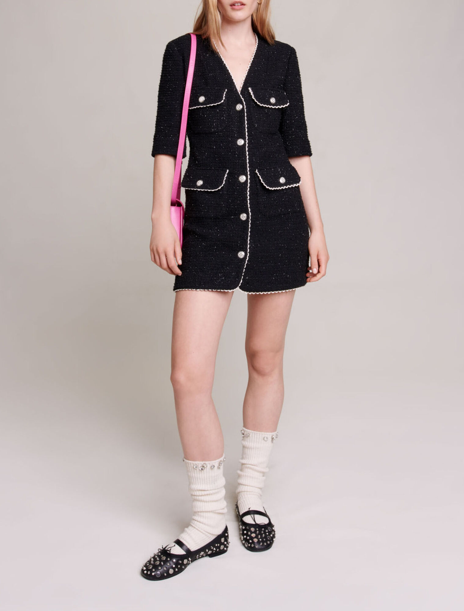 Short tweed dress