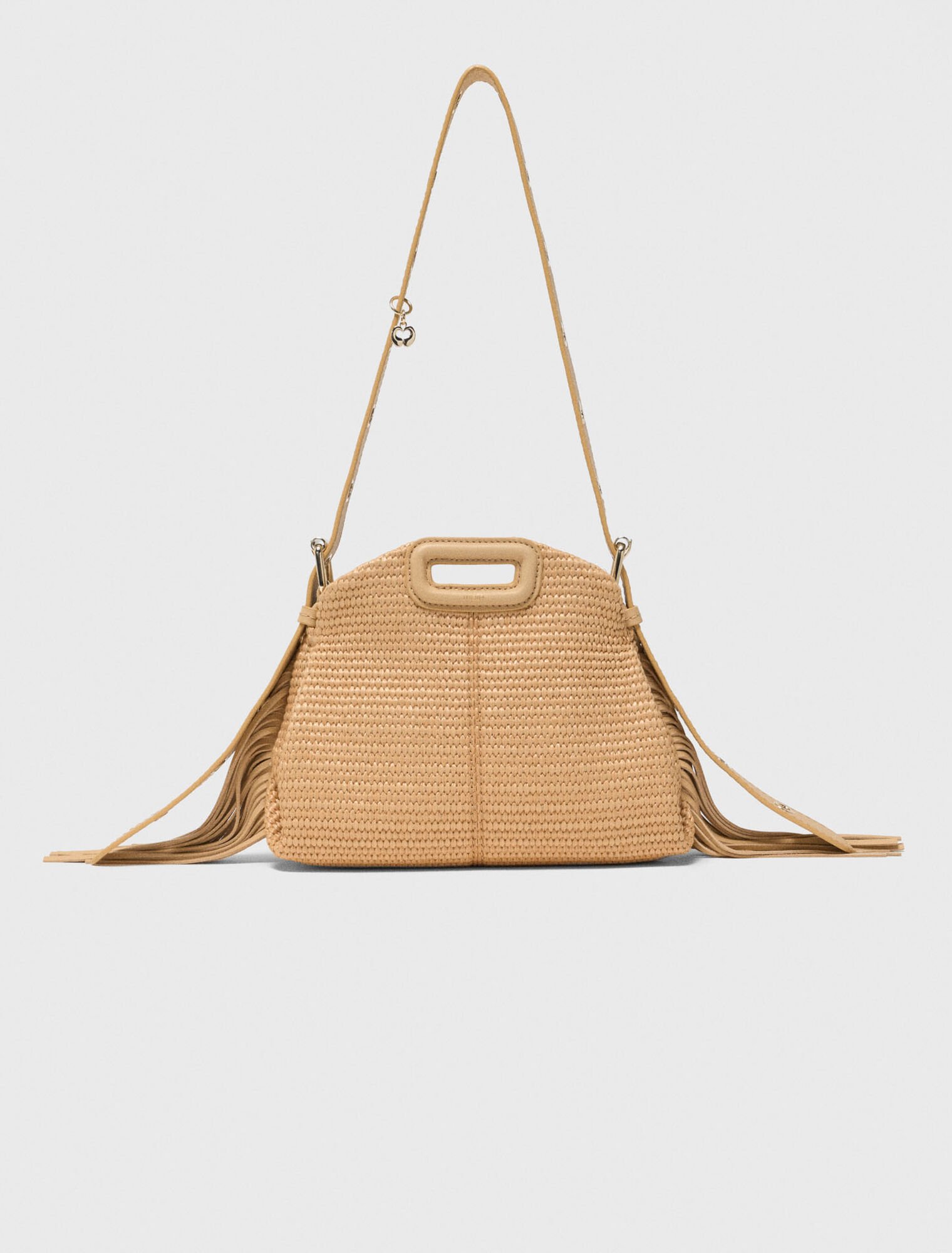 Raffia effect Miss M Mini bag