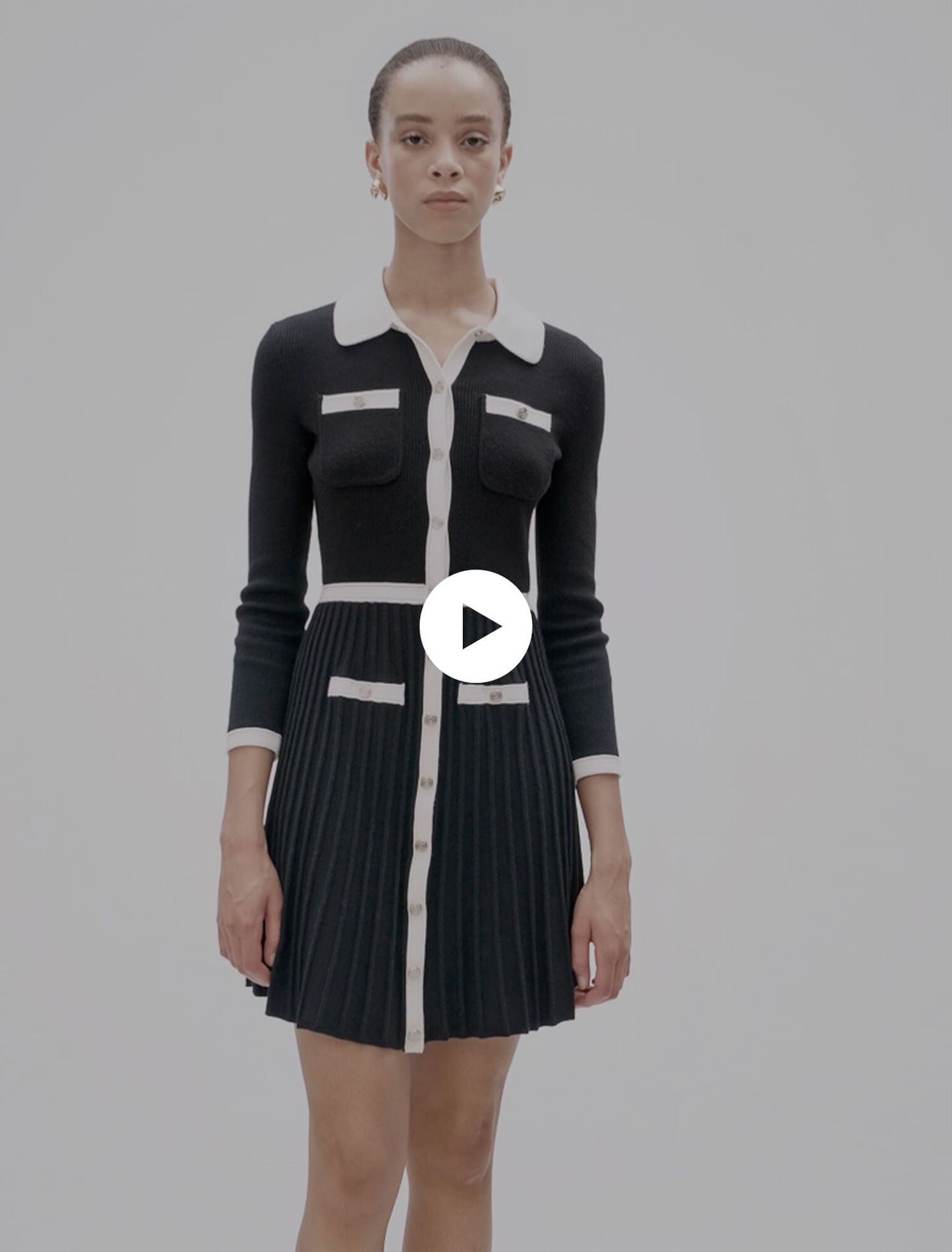 Short knit dress
