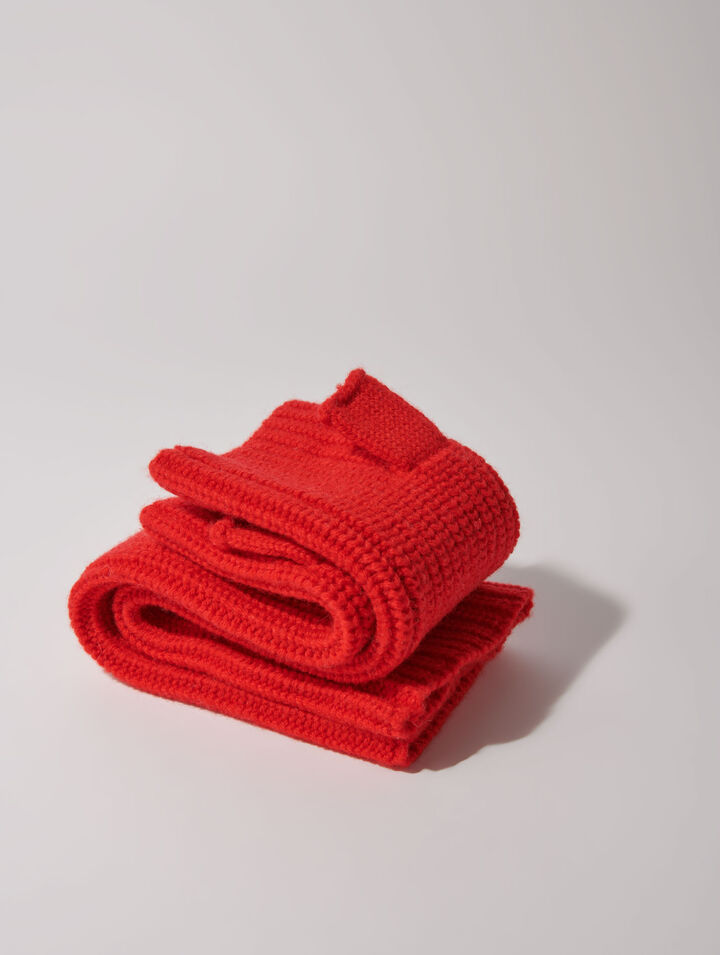 Wool and cashmere mittens