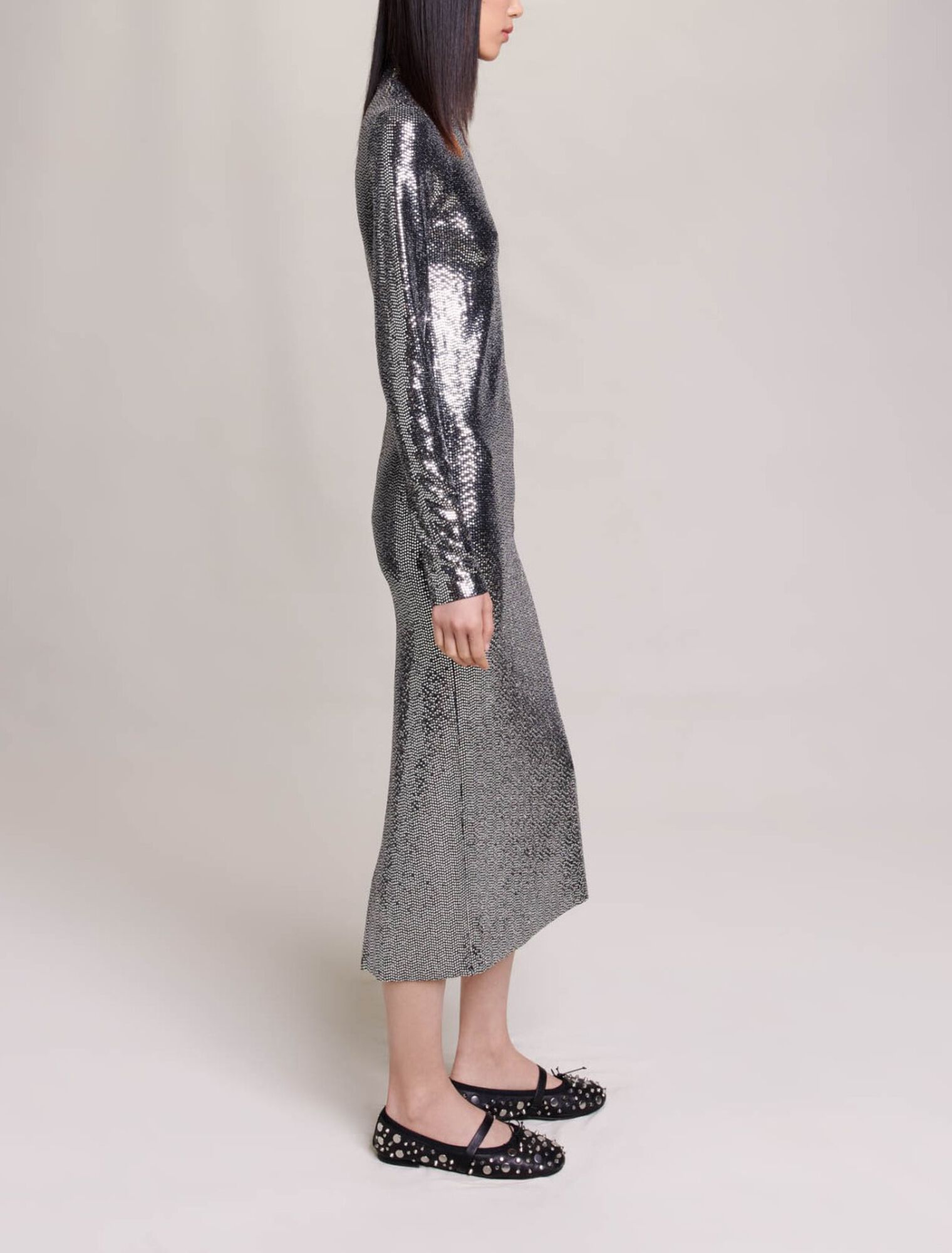Glitter maxi dress