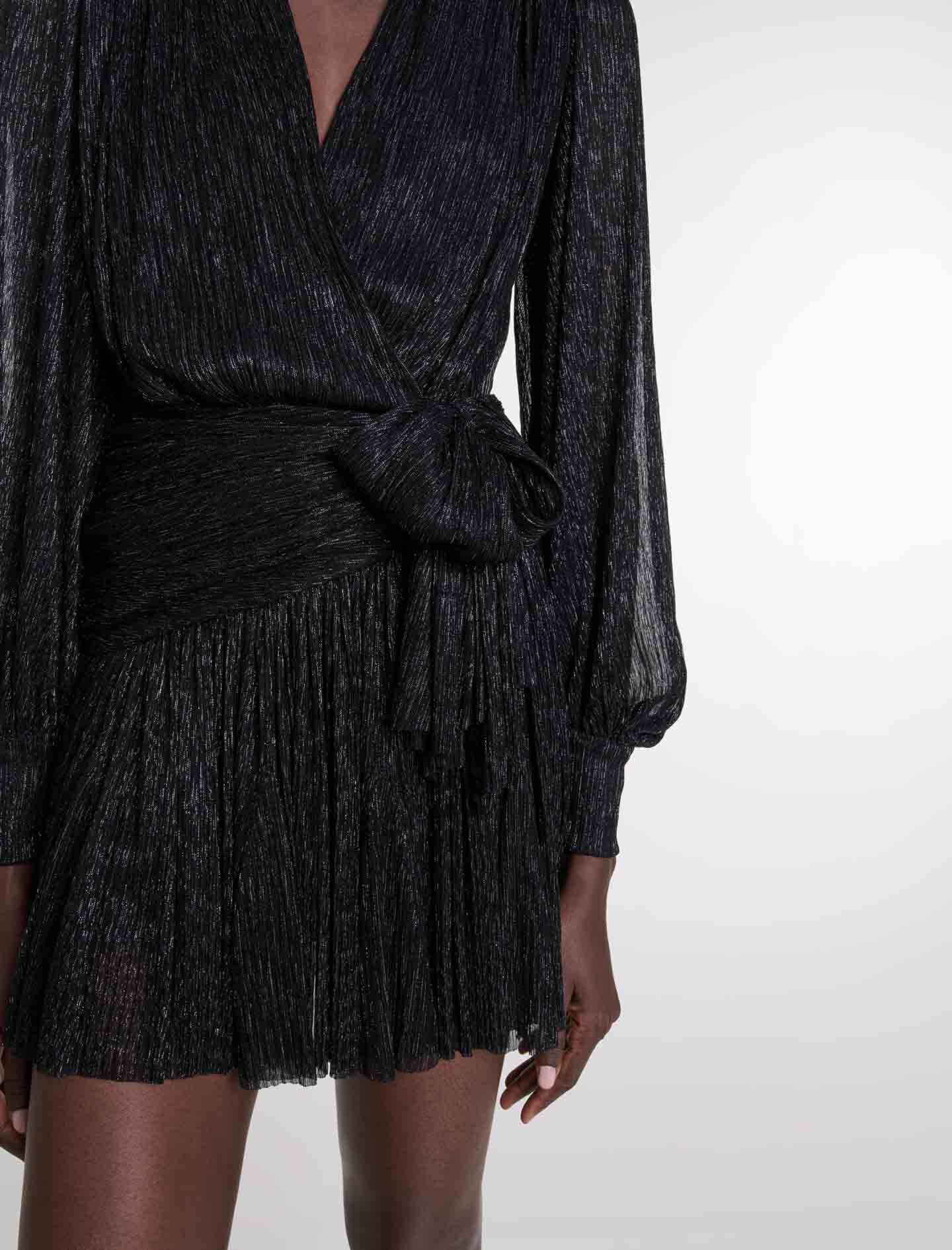 【在庫一掃】 lamé Short dress Maje | dresses Short - スーツ・フォーマル・ドレス