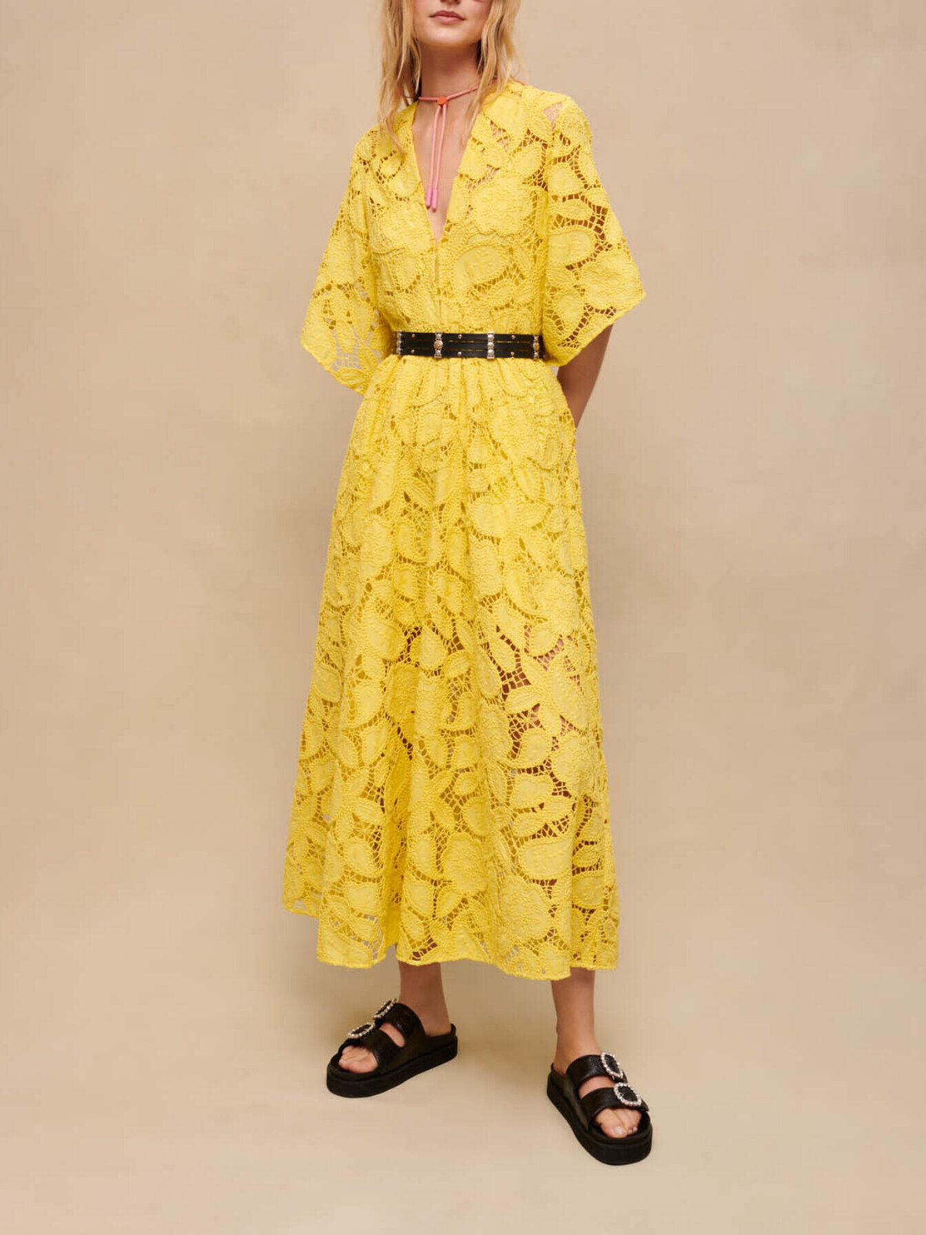 Long lace dress Offline Dresses Maje