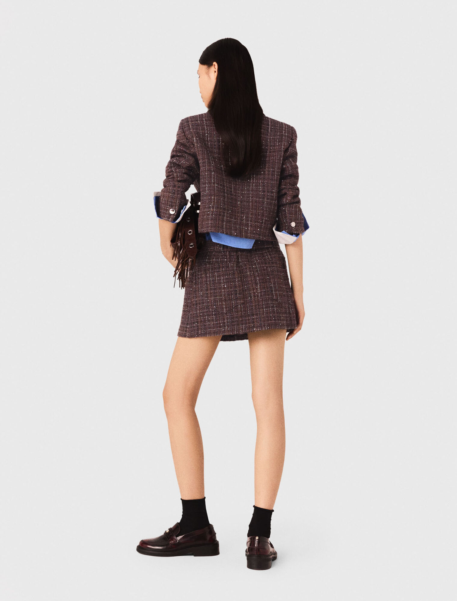 Short tweed jacket