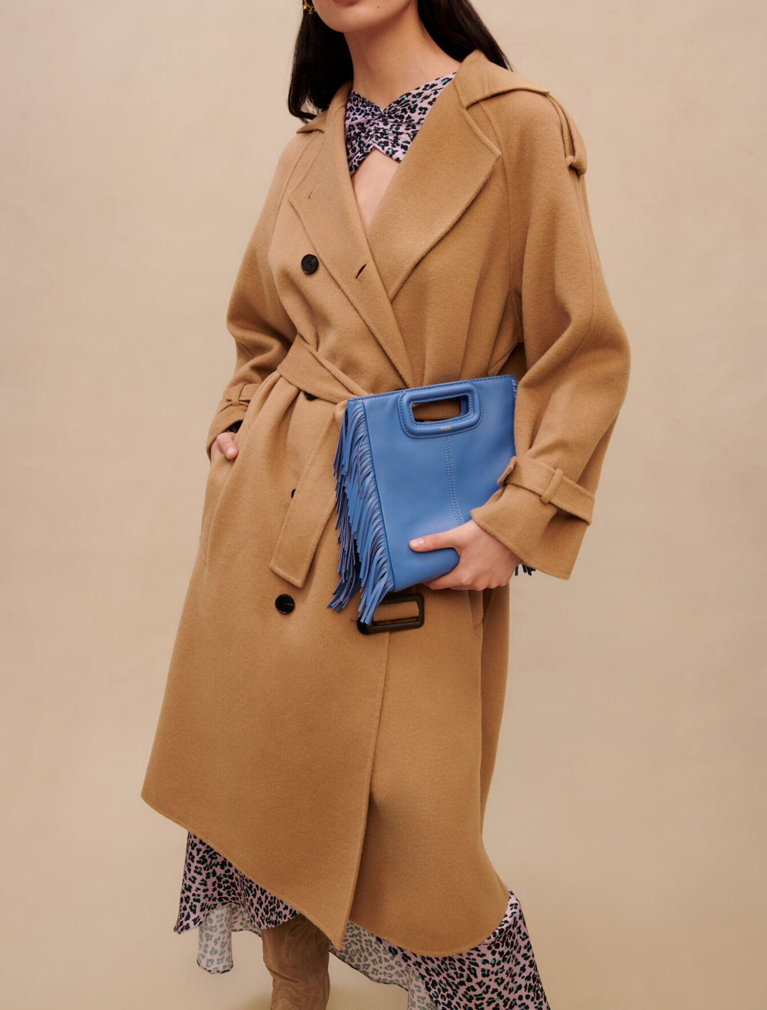 Camel wool coat