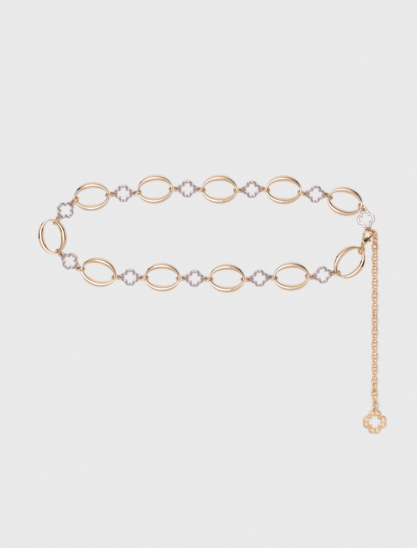 Clover link jewellery belt Black / Gray for Women | Maje