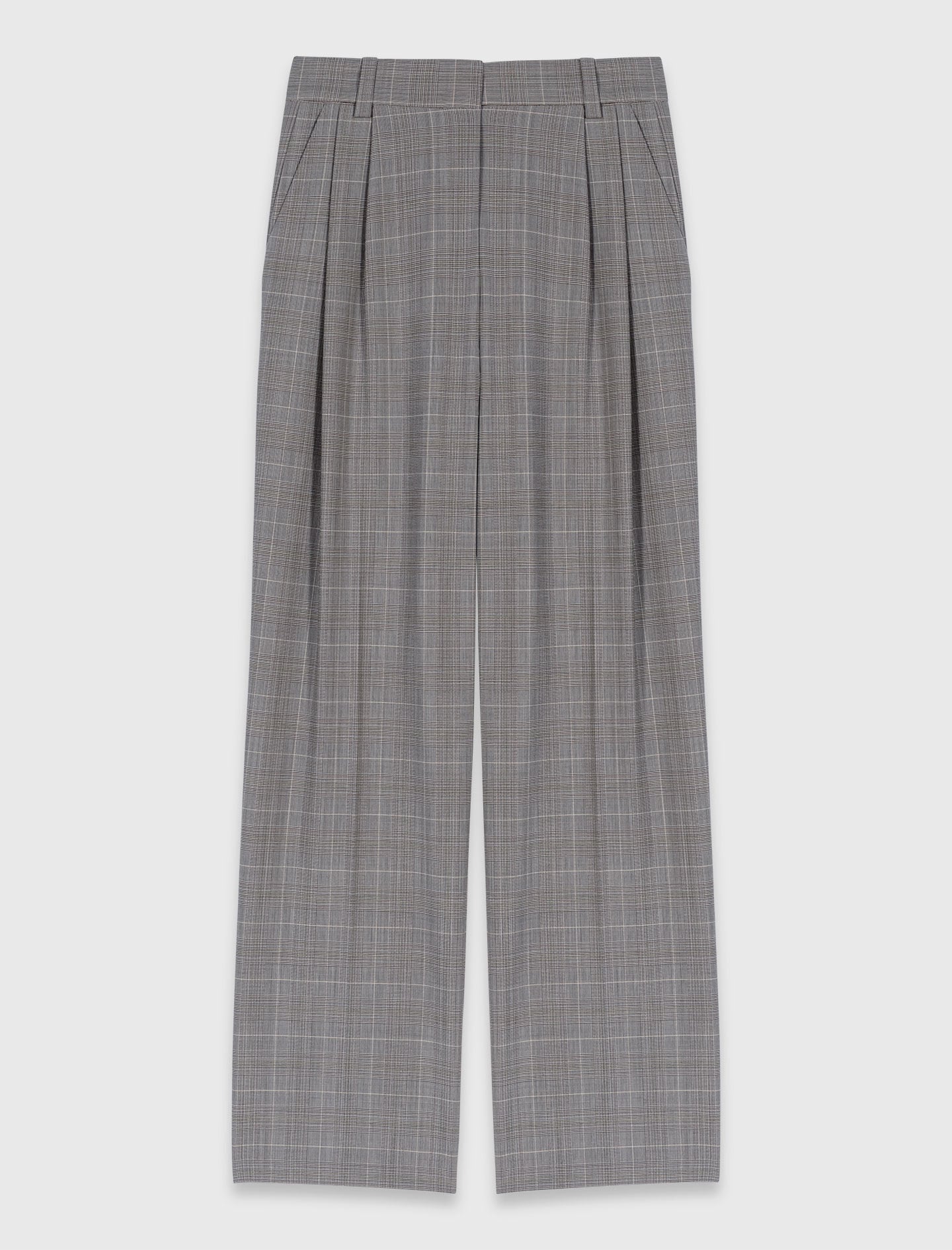 Checked suit trousers 4