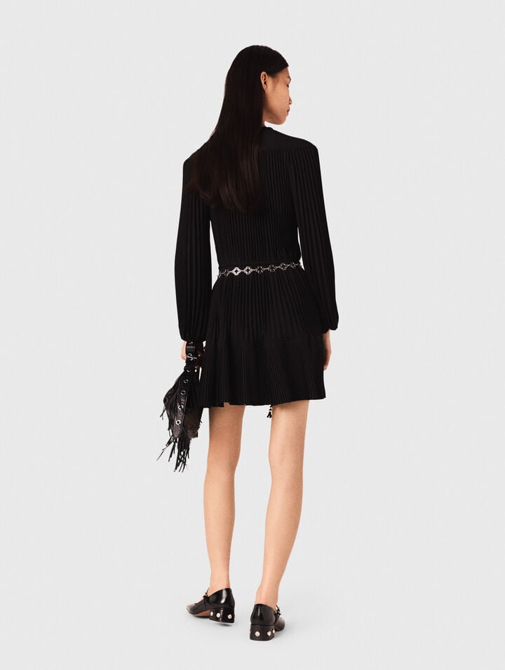 Short pleated dress