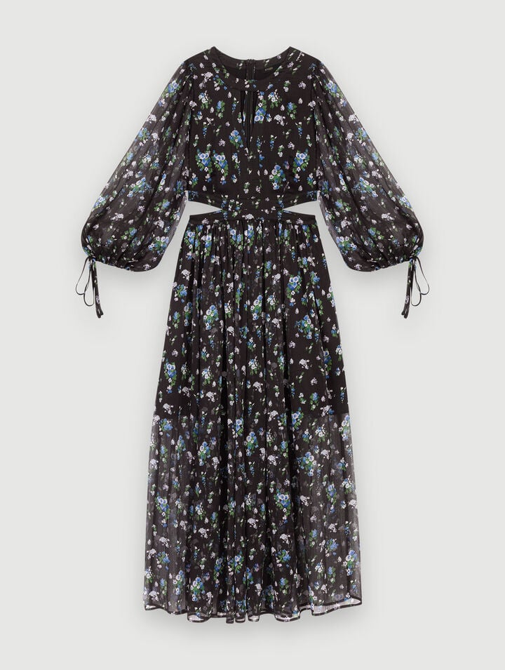 Long cut-out dress