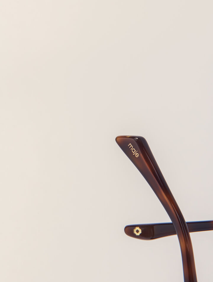 Acetate cat-eye glasses