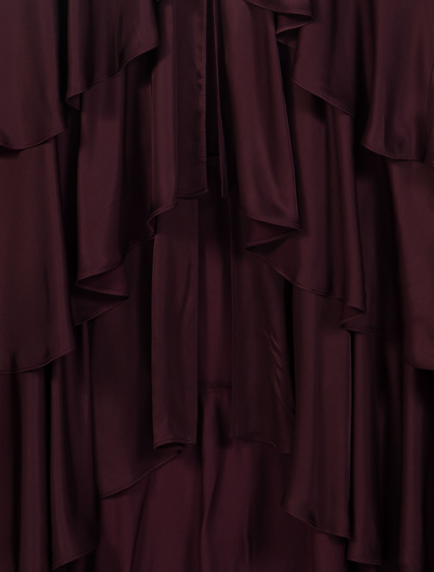 Ruffled maxi dress