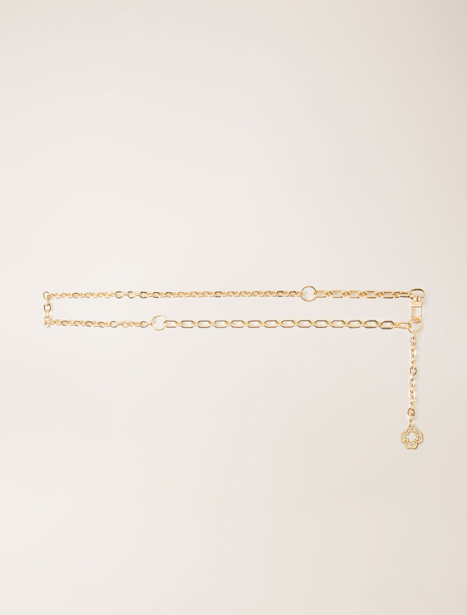 Clover logo chain belt