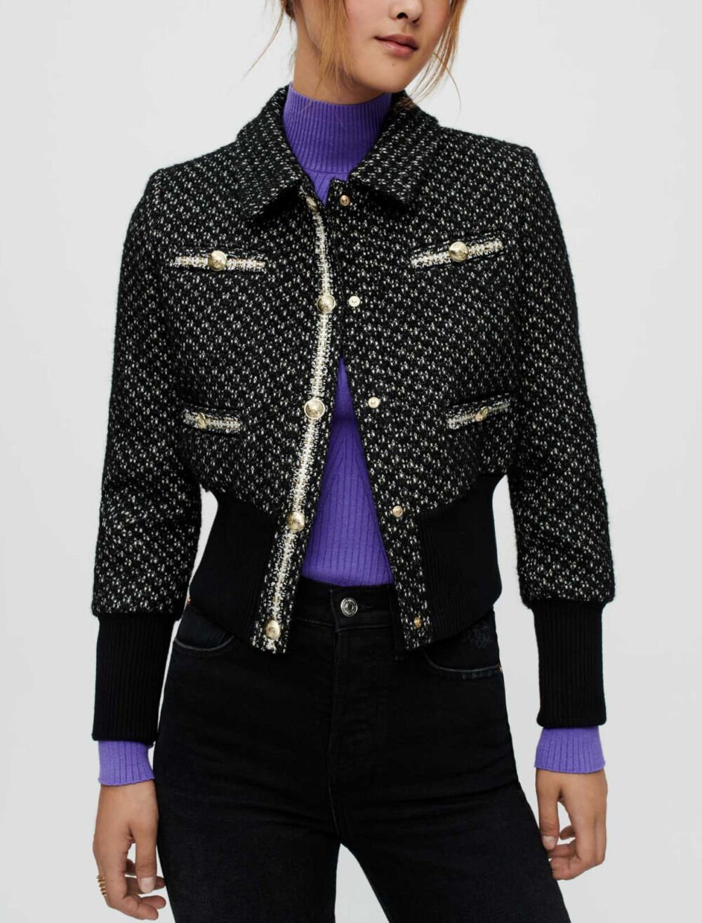 Tweed jacket Offline Blazers Jackets Maje