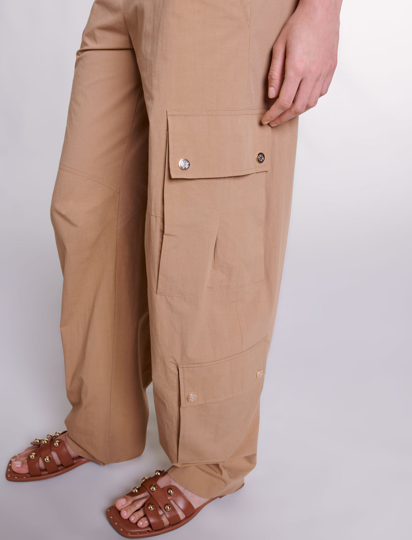 【AAKE】PASS WIDE CARGO PT Cargo trousers with pockets