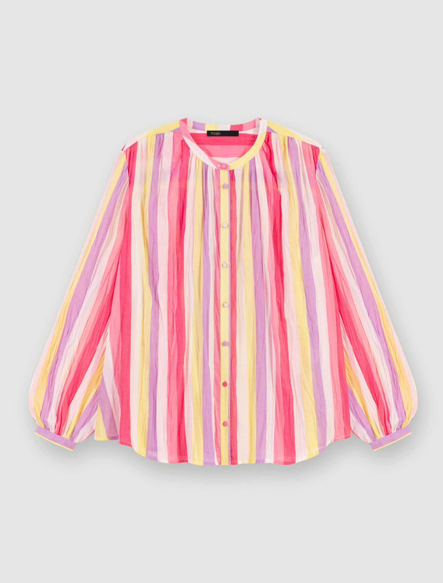 Oversized striped blouse