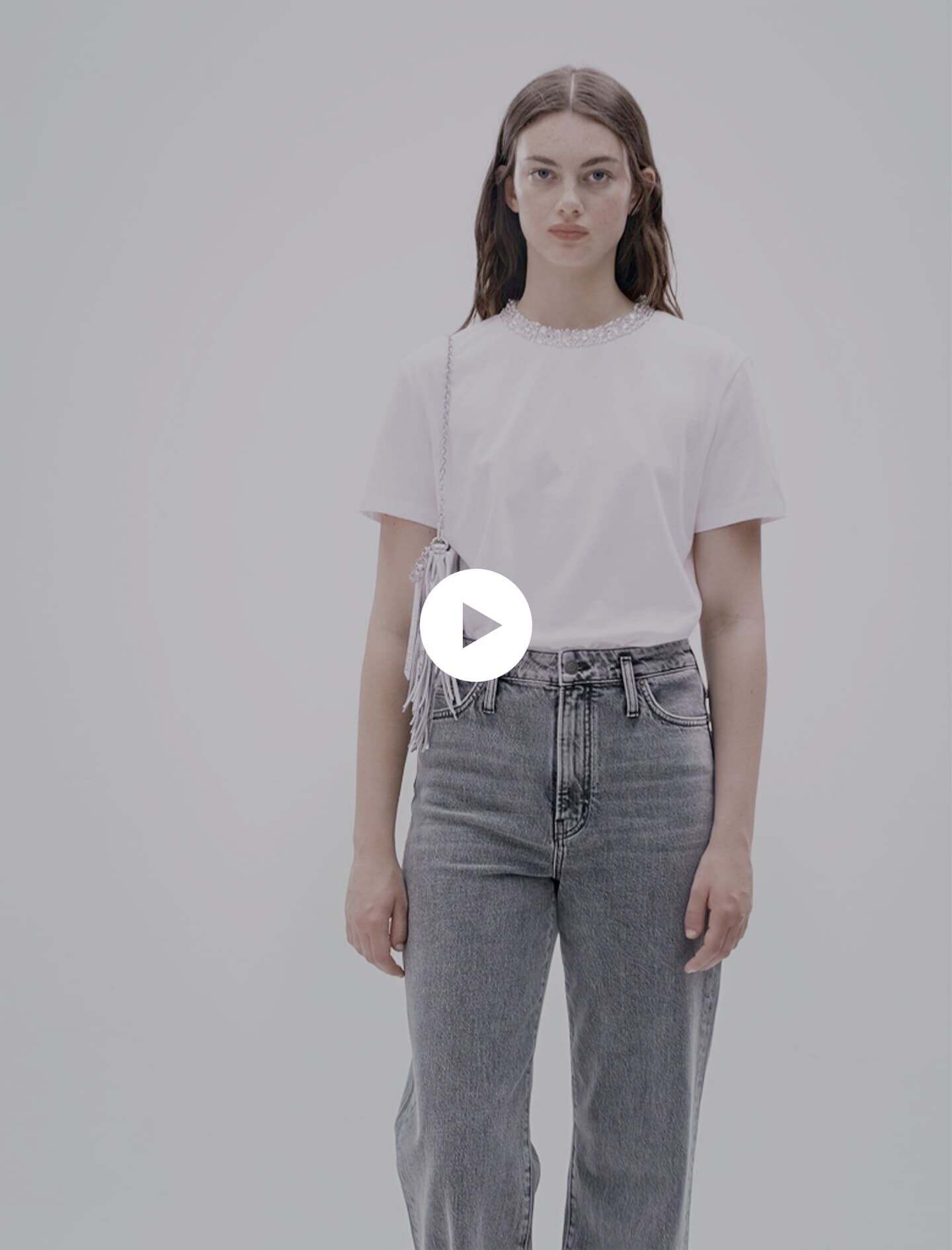 T-shirt with jewellery neck - T-Shirts | Maje