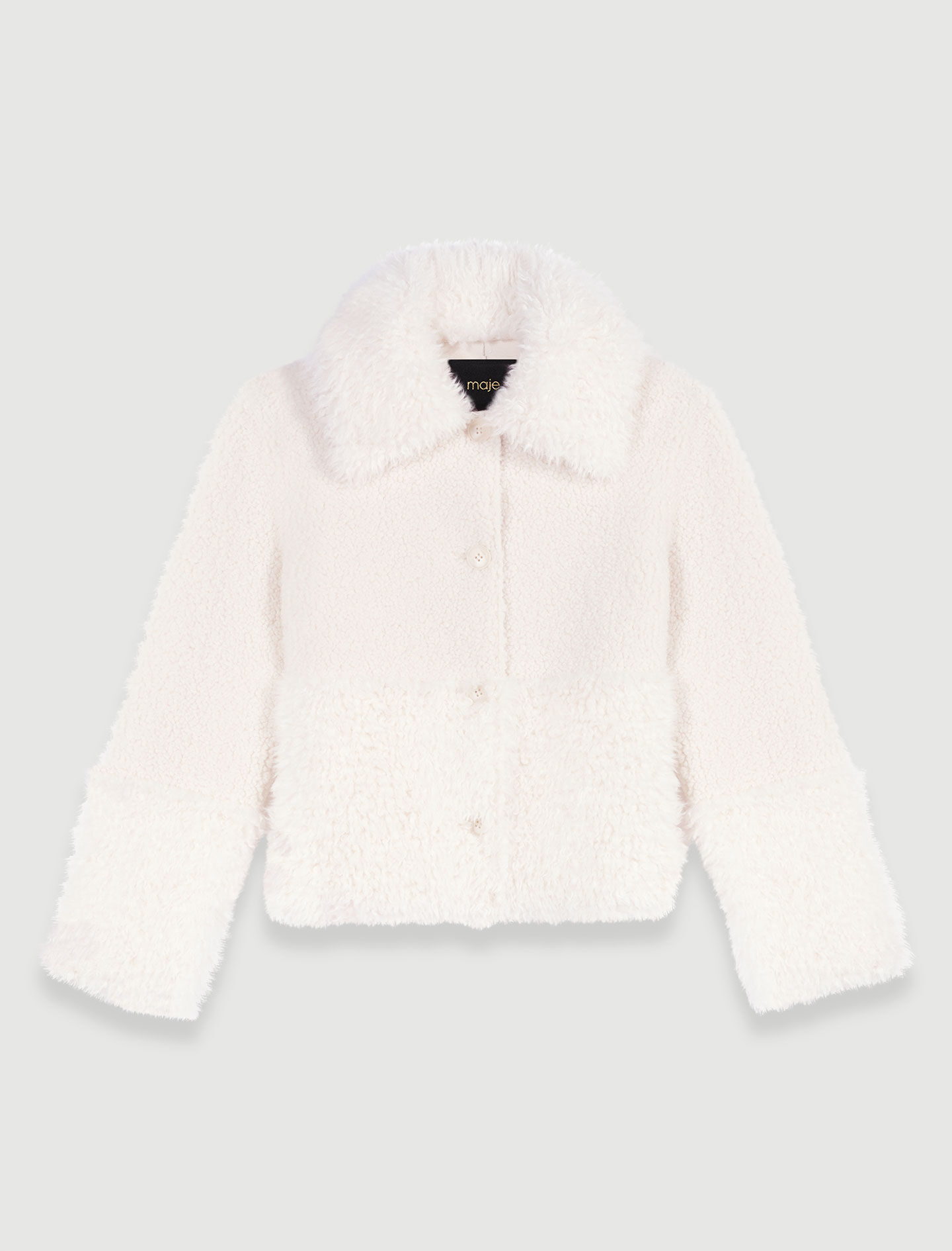 Short fake fur coat - Short coats | Maje