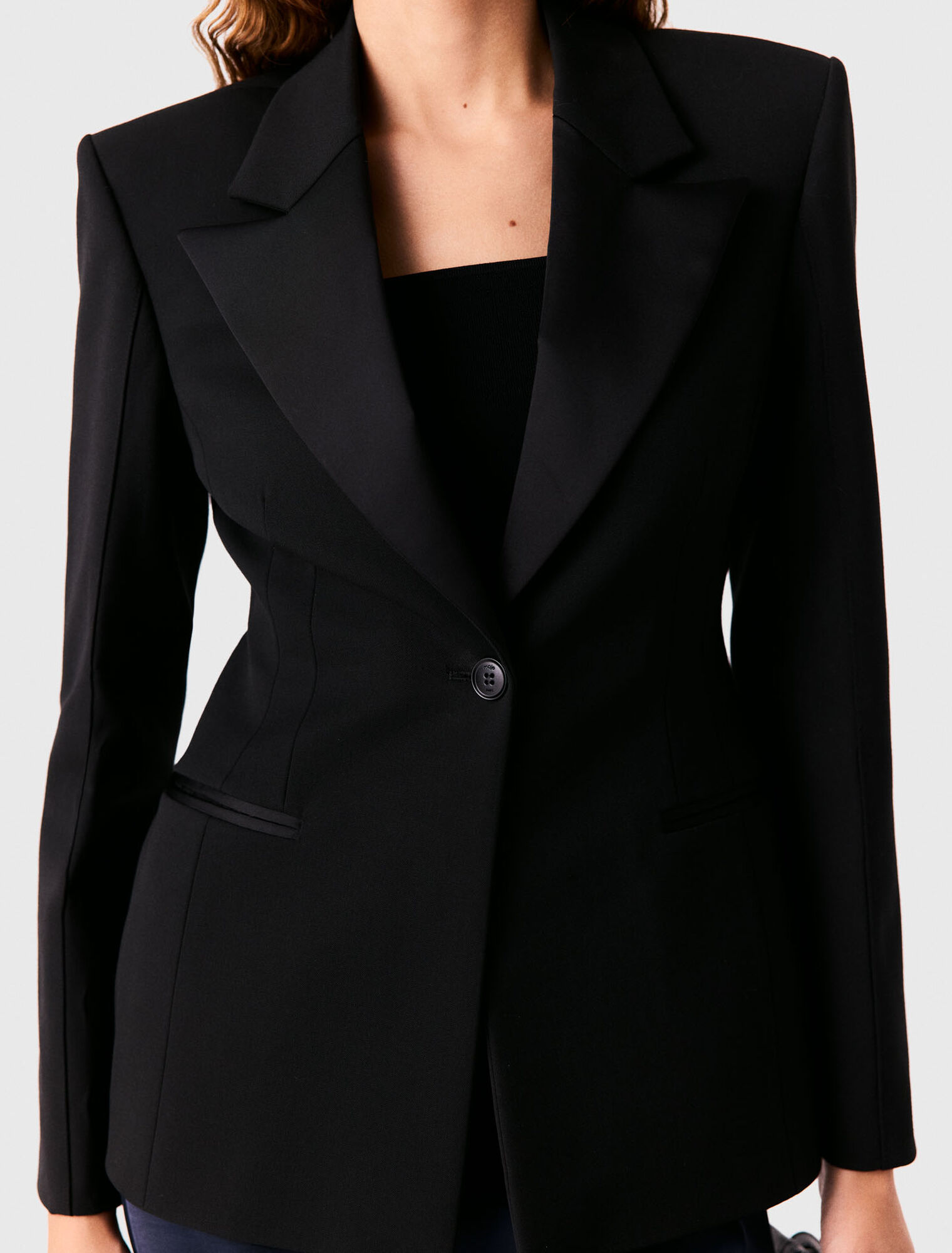 Slim-fit tuxedo jacket