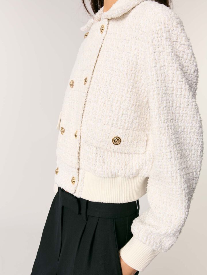 Short tweed jacket