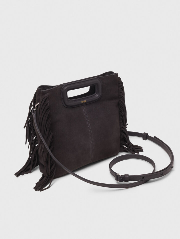 M bag in suede leather