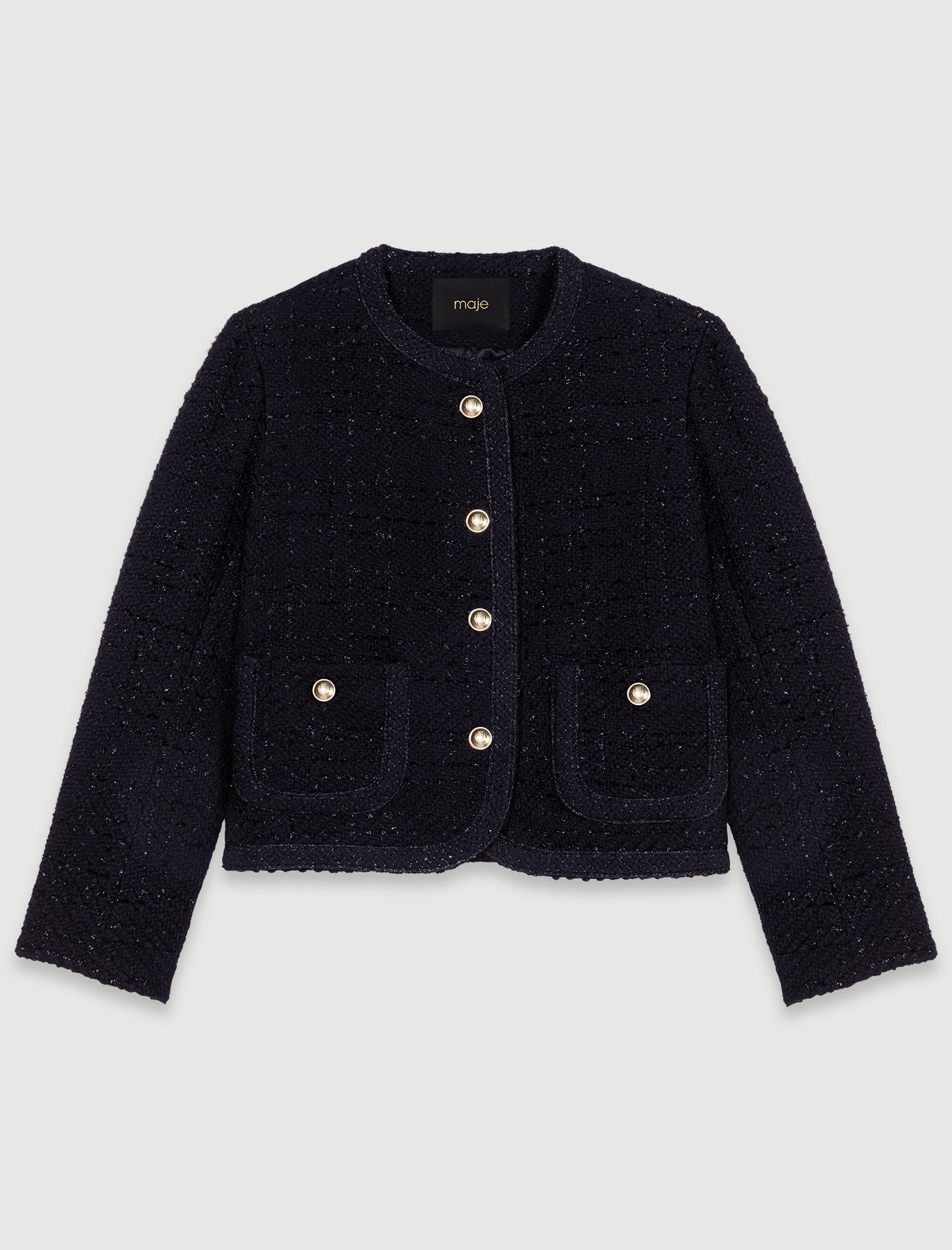 【新品、本物、当店在庫だから安心】 Short tweed Maje | Blazers - jacket ジャケット・アウター