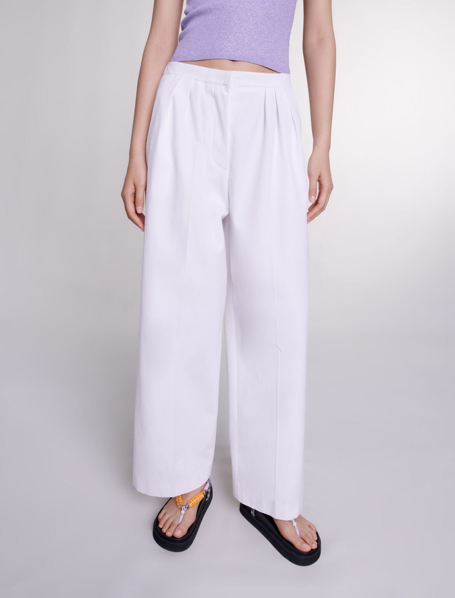 Wide-leg trousers