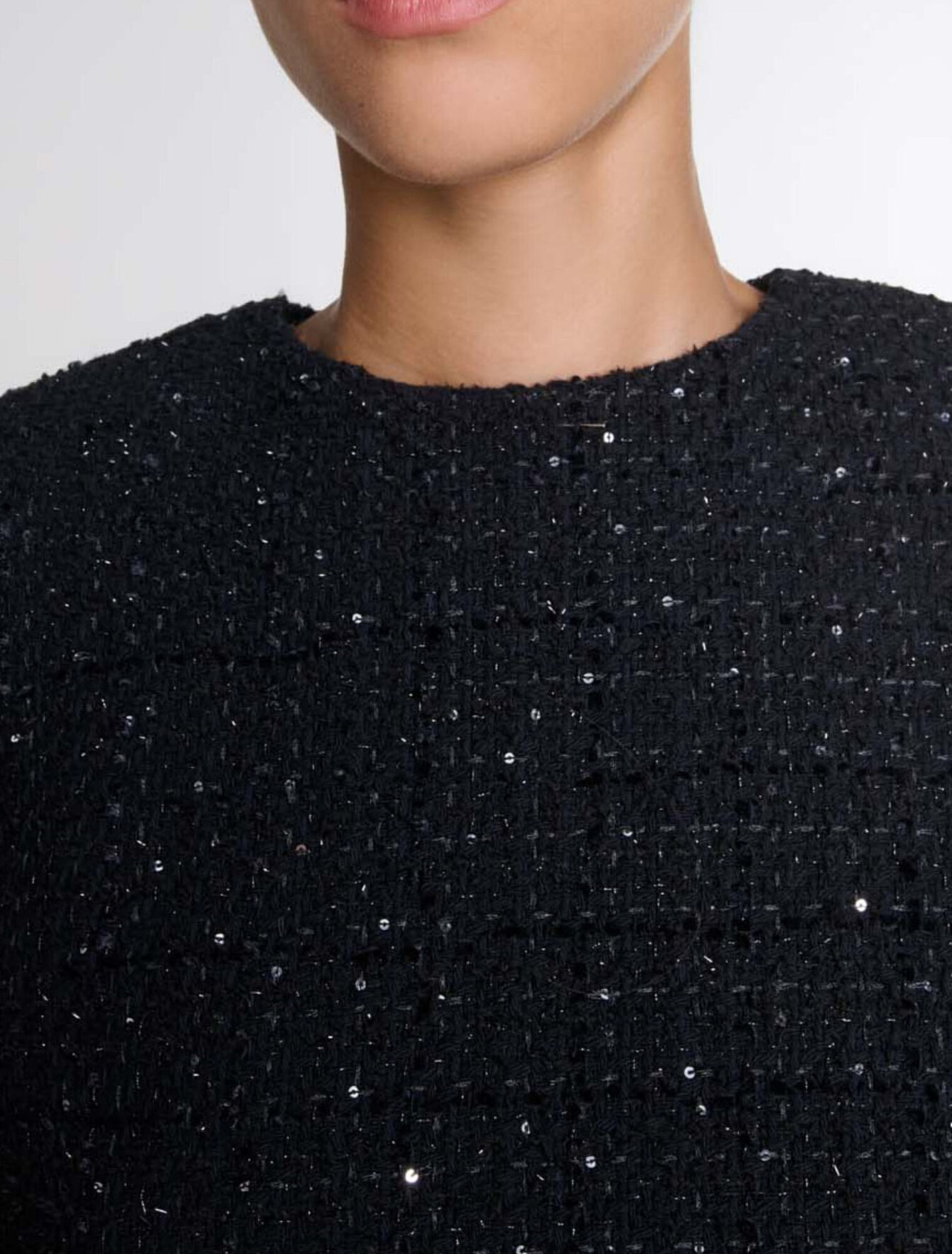 Tweed 2-in-1 short dress