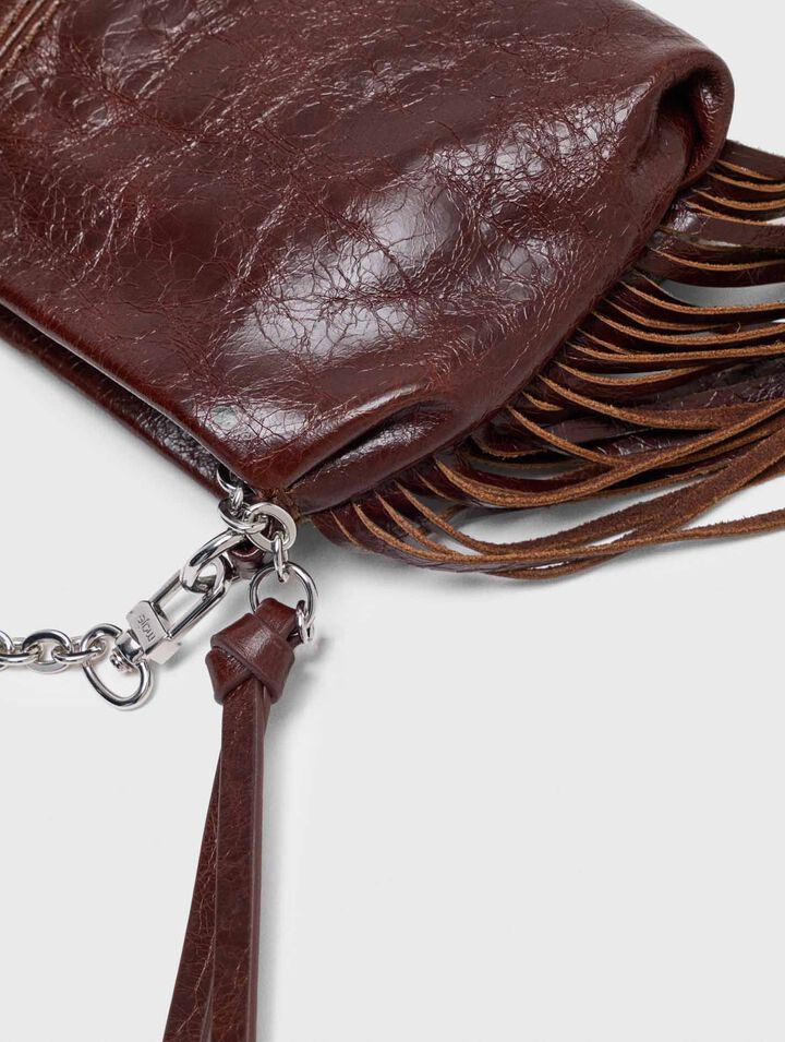 Patent leather Miss M Pouch bag