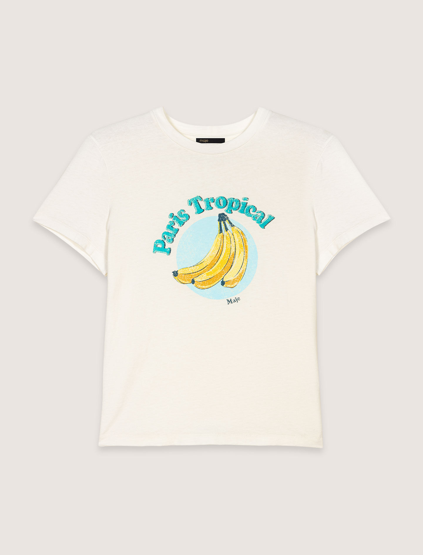 Printed T-shirt White for Women | Maje