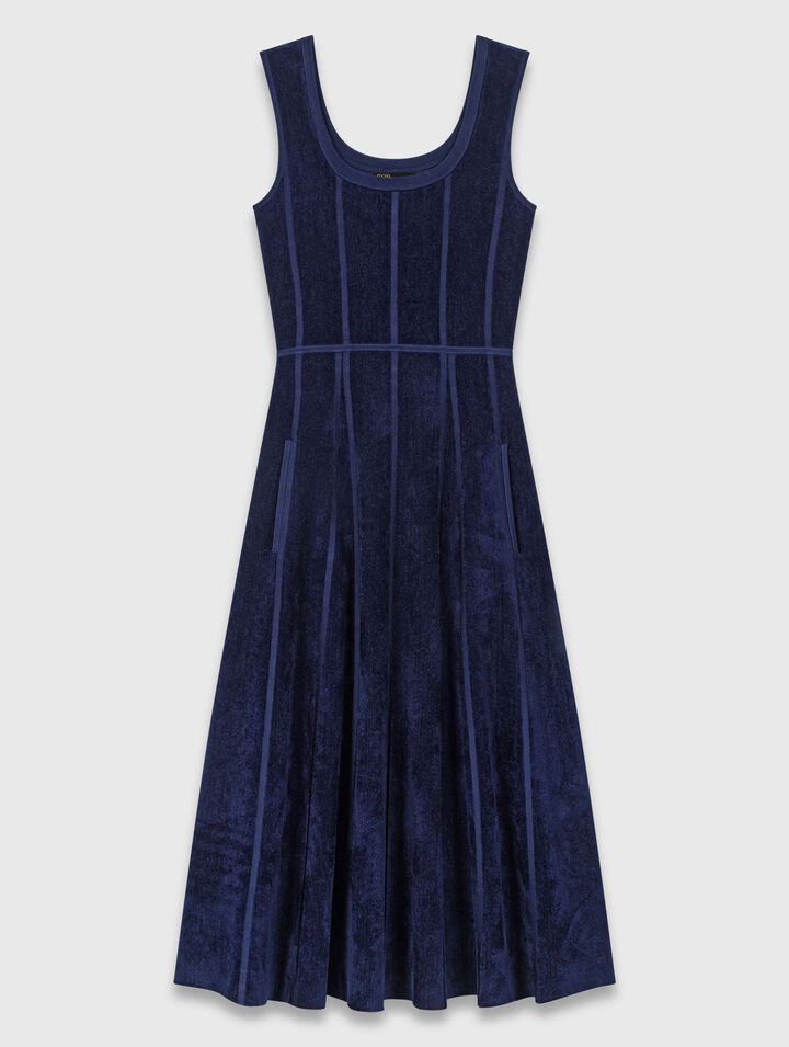 Velvet maxi dress