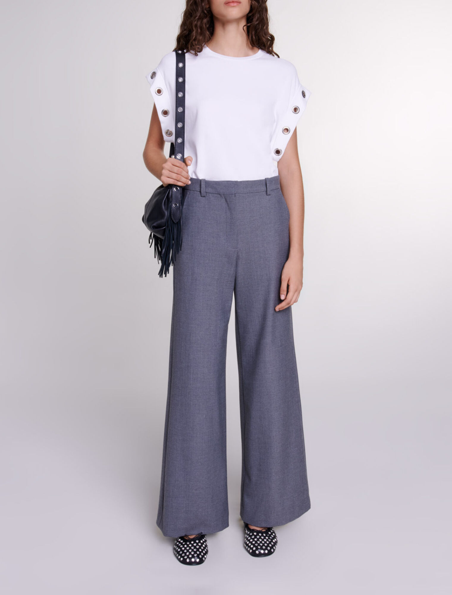 Wide-leg trousers