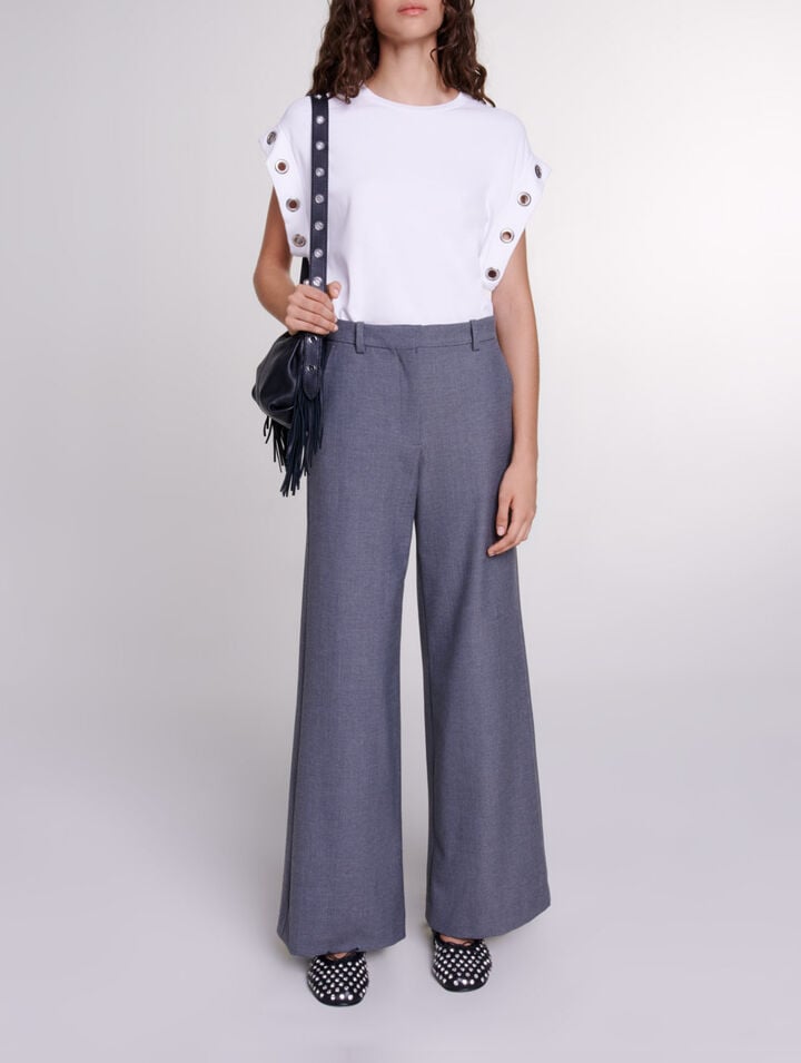 Wide-leg trousers