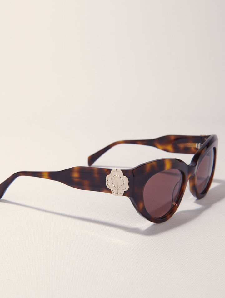 Acetate cat-eye glasses