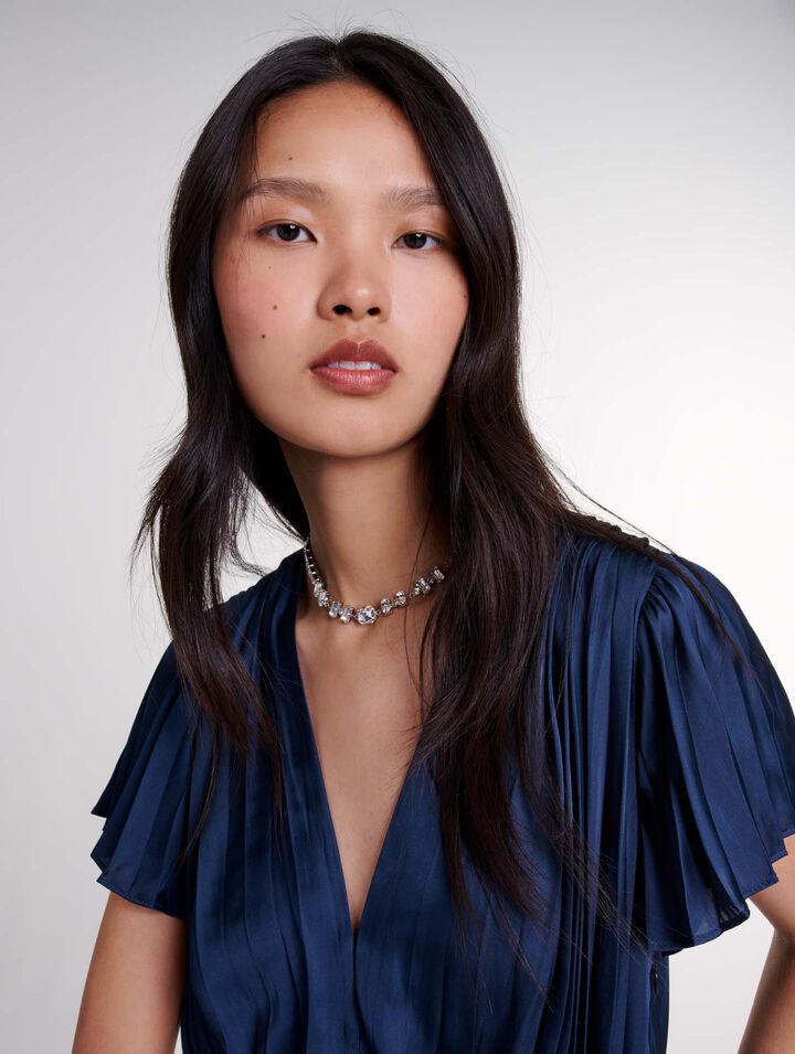Short pleated dress 