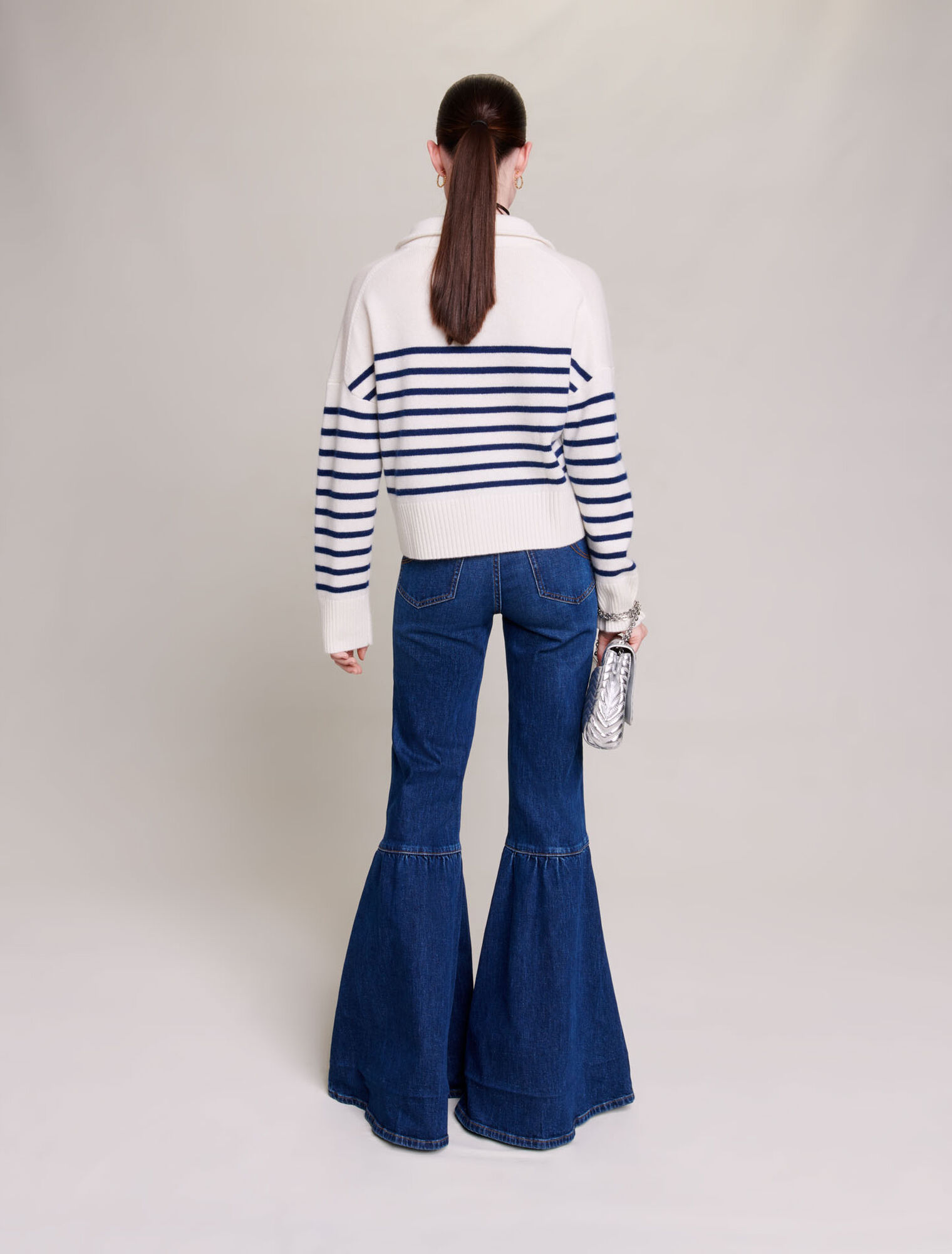 Striped cashmere sweater