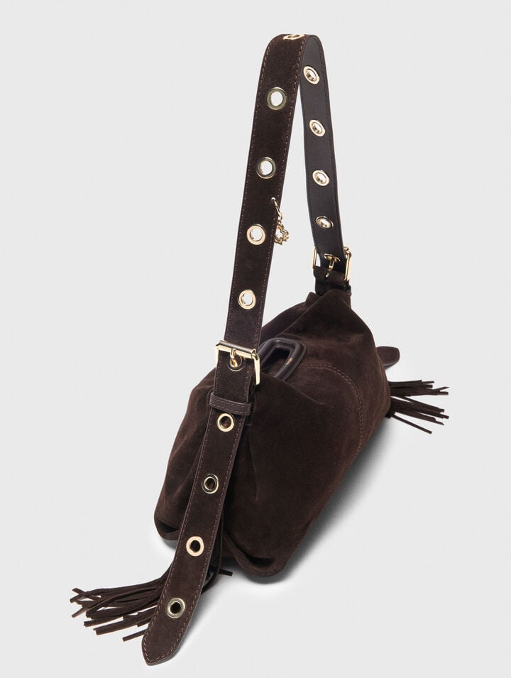 Suede Miss M bag