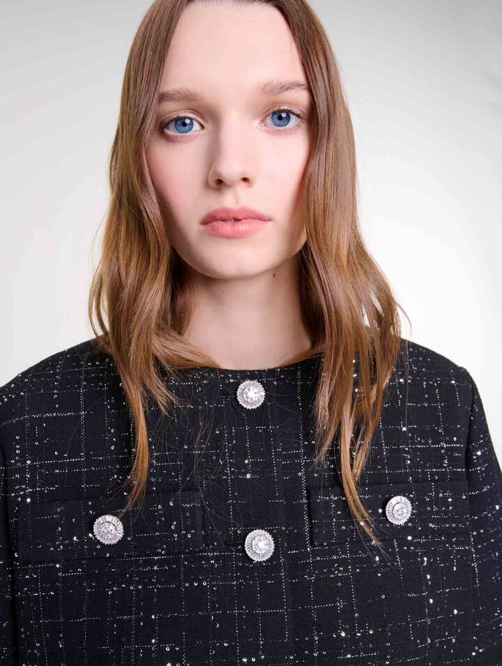 Short tweed jacket