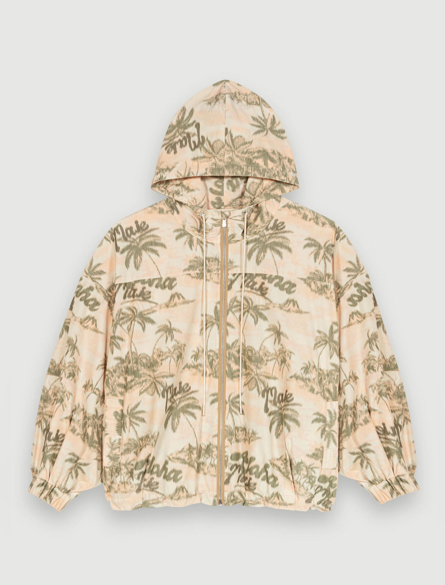 Palm-tree pattern jacket