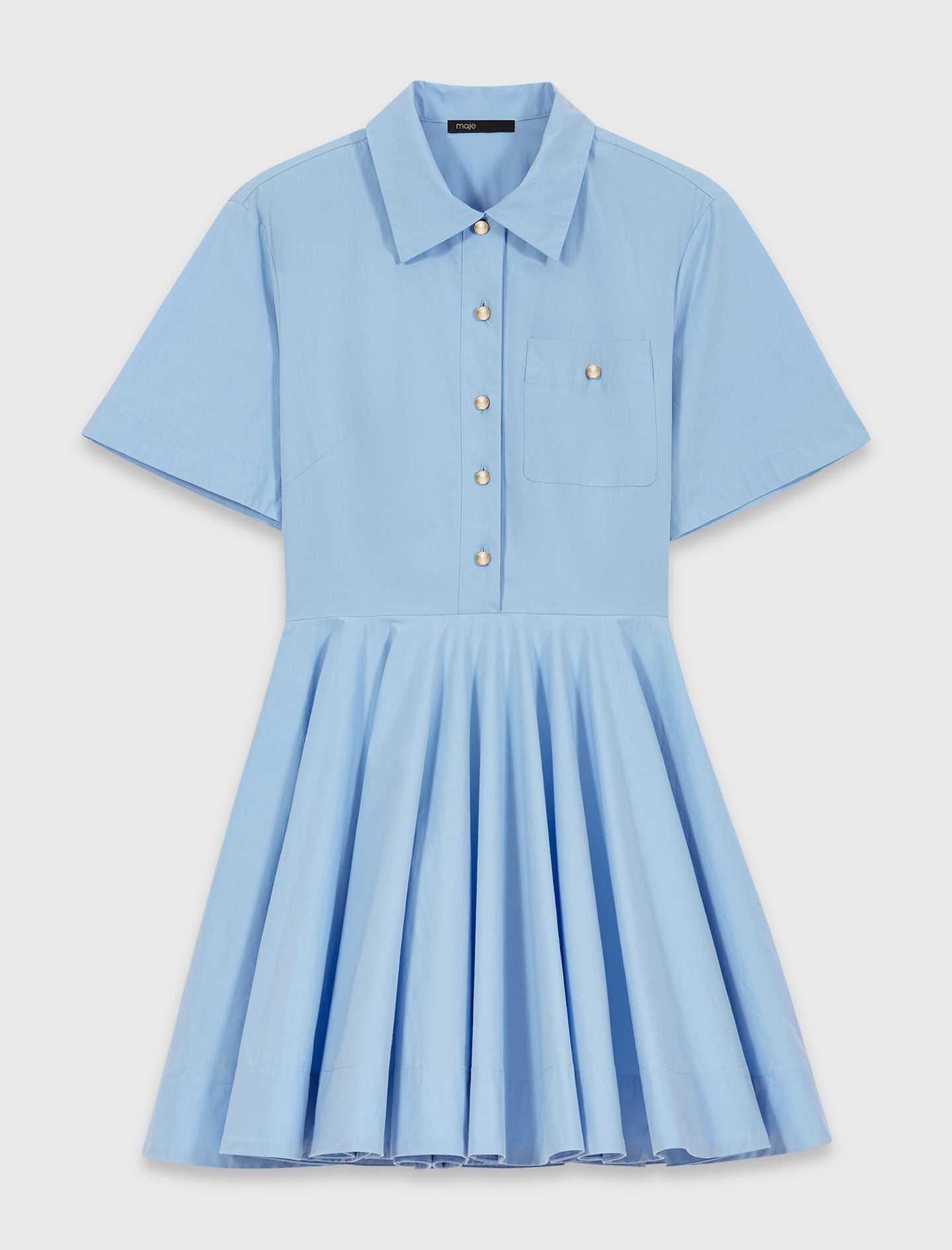 Flared shirt dress 5