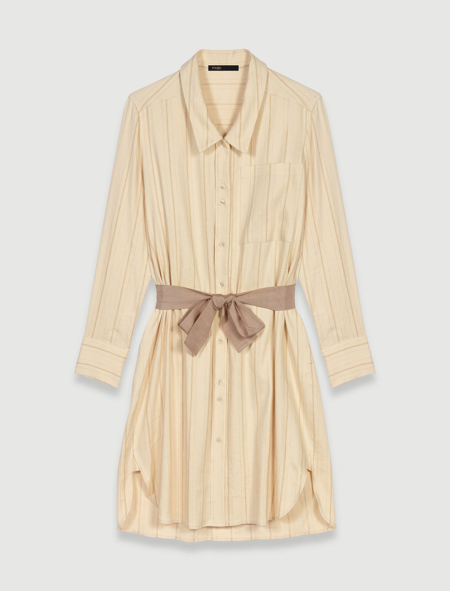 Shirt effect dress Dresses Maje