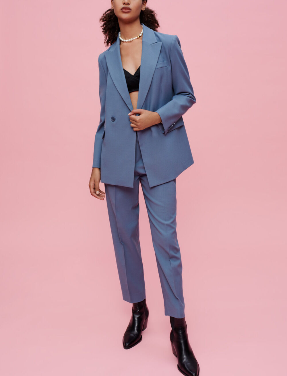 bluelea ブルレア Tailored peplum jacket