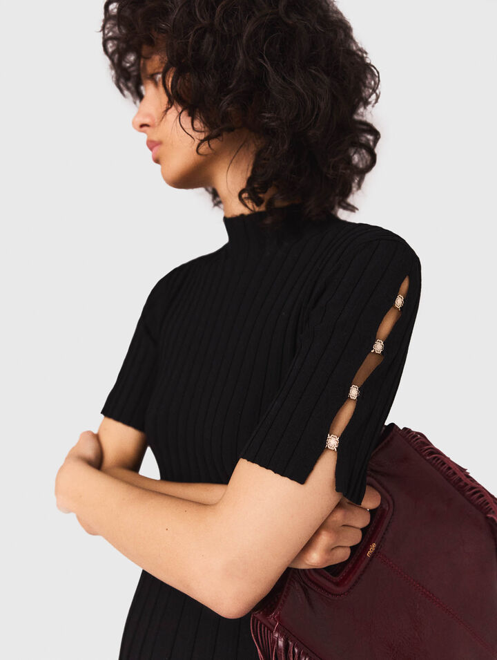 Short knit dress