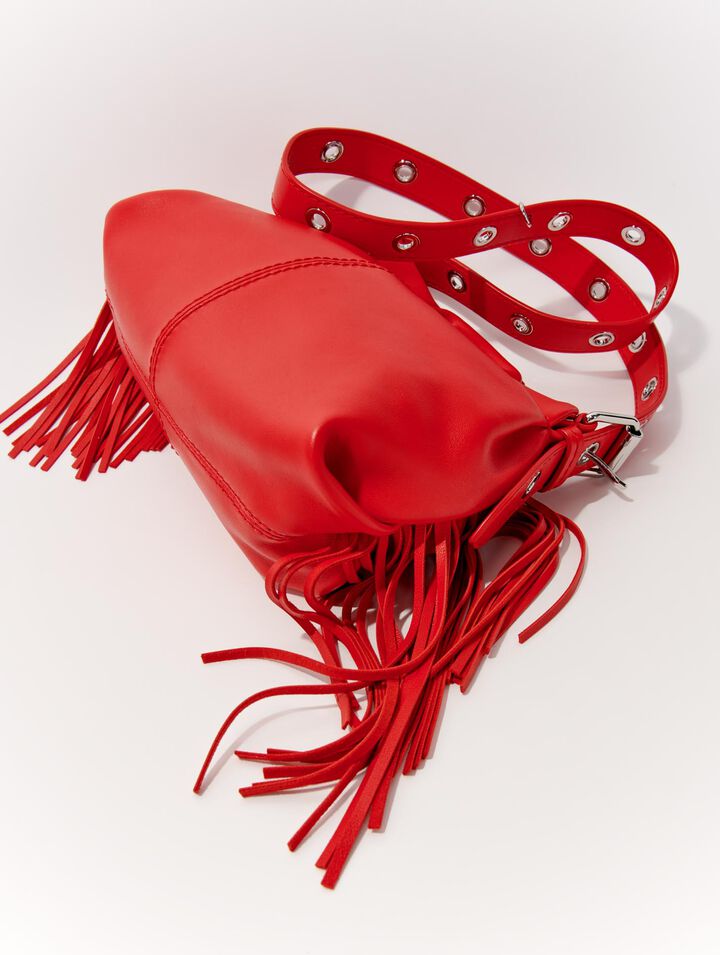 Plain leather mini Miss M bag