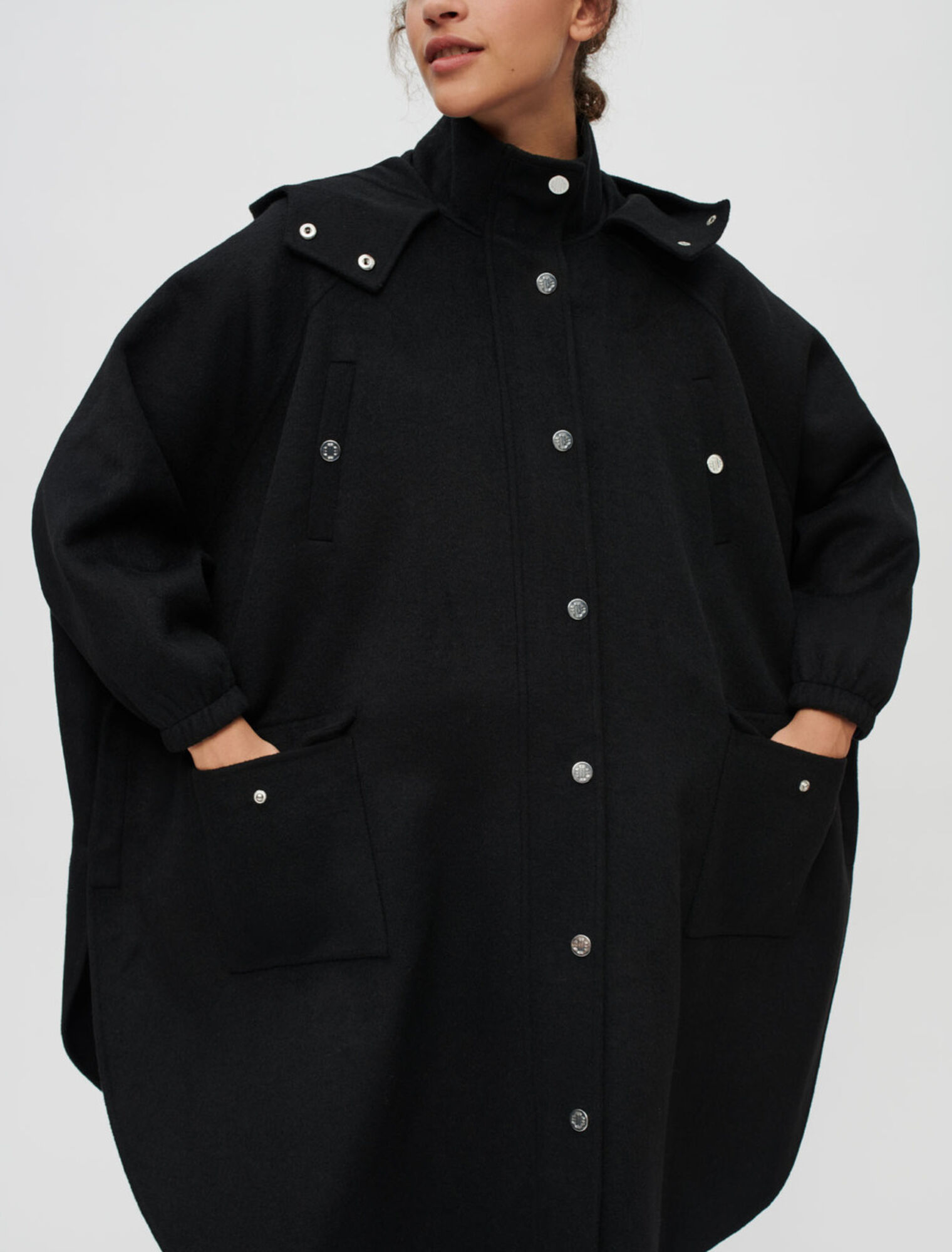 Double-sided oversize coat
