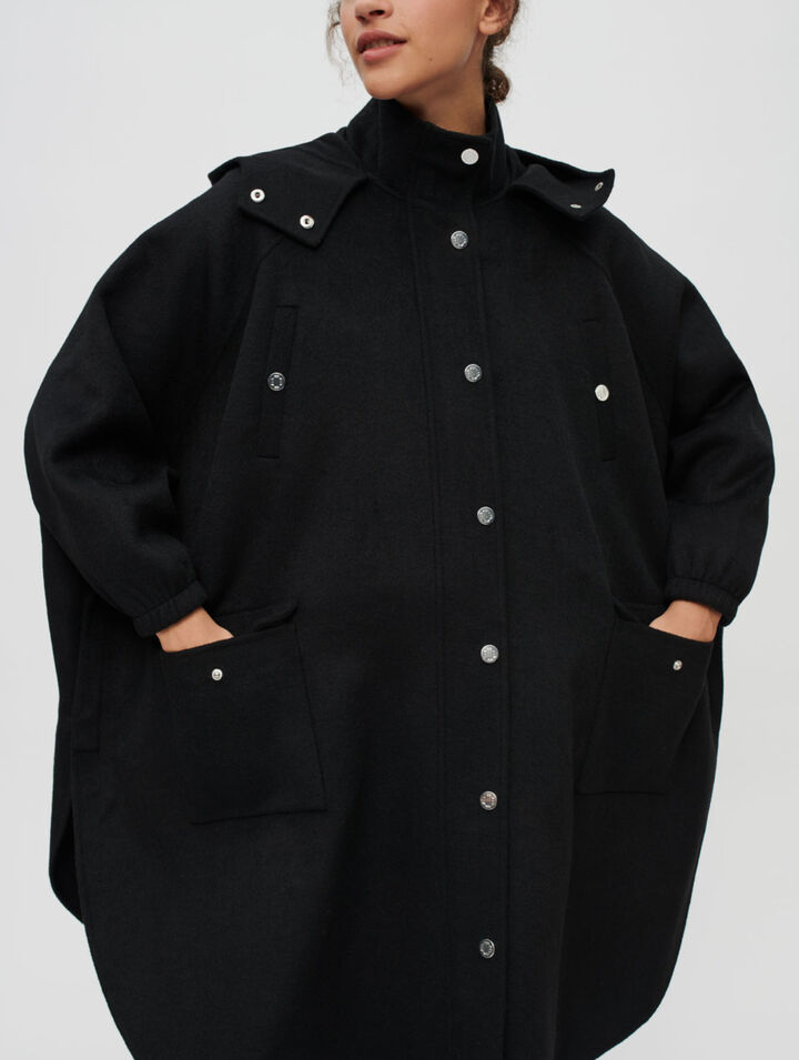 Double-sided oversize coat