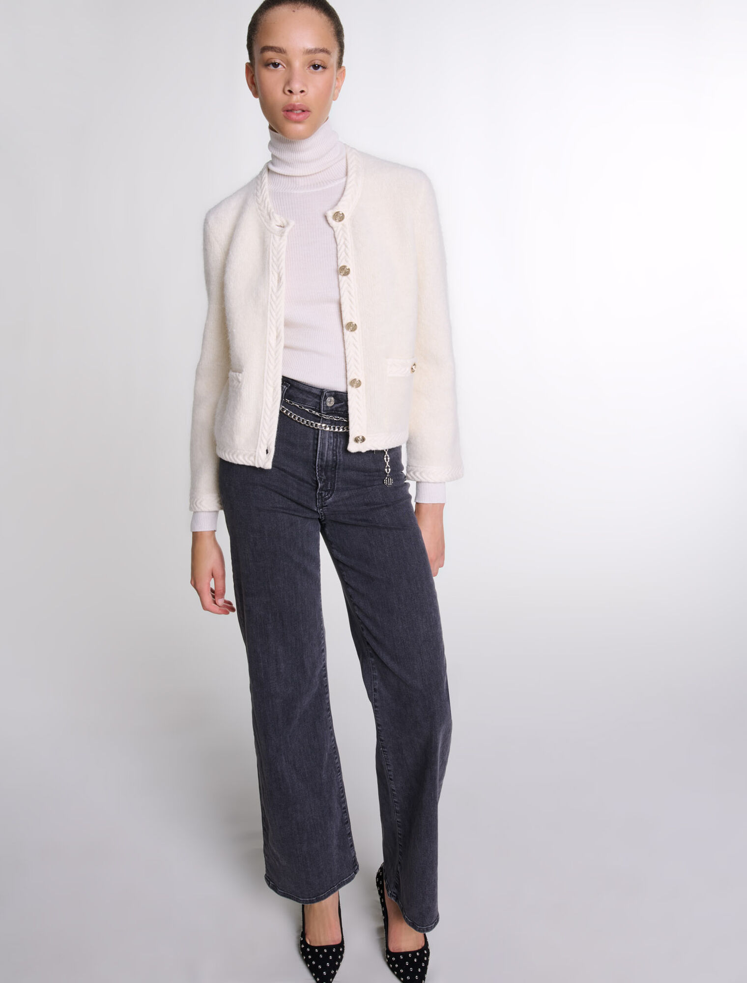 Knit cardigan