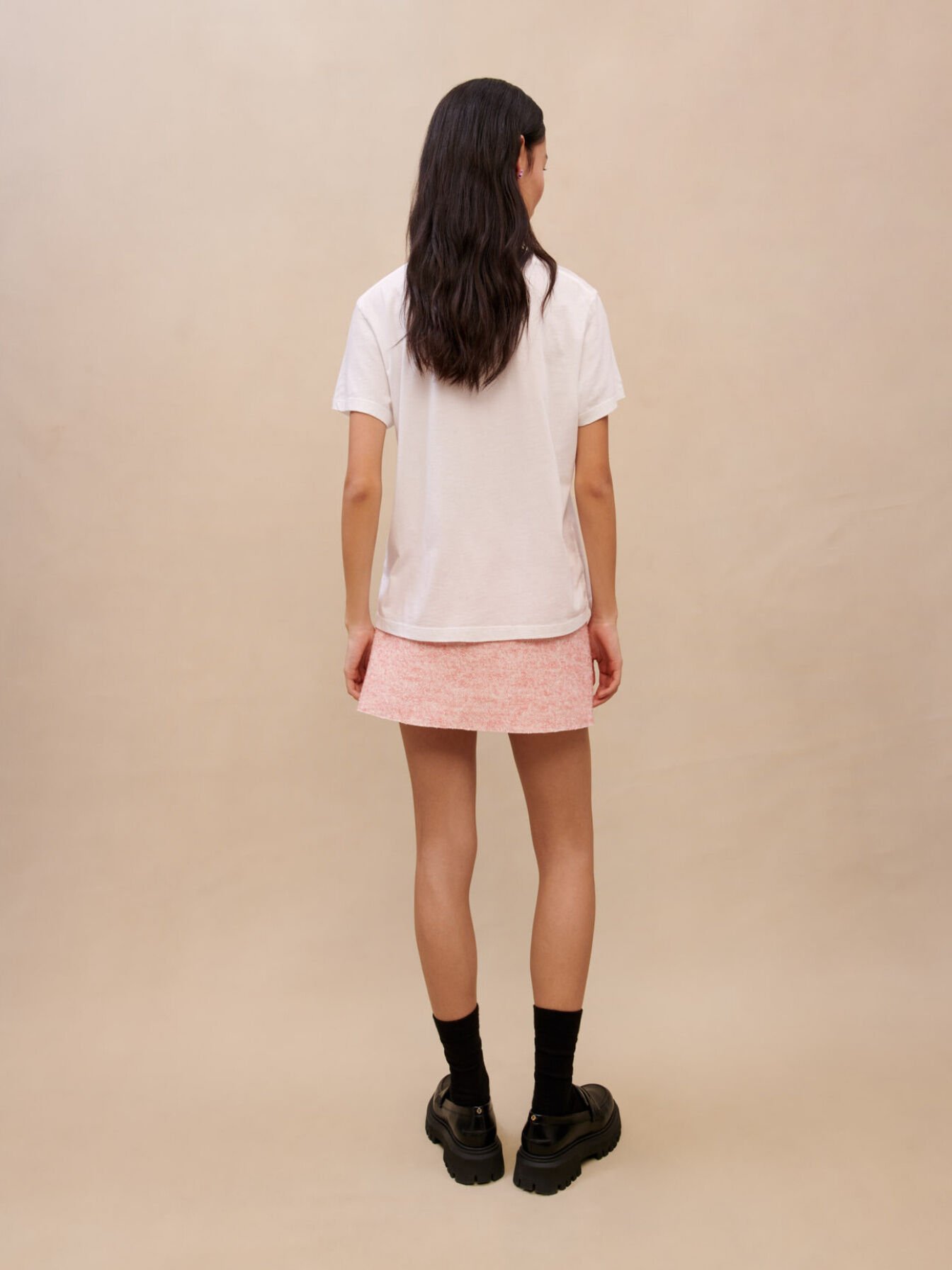 T-shirt with Clover print White for Women | Maje