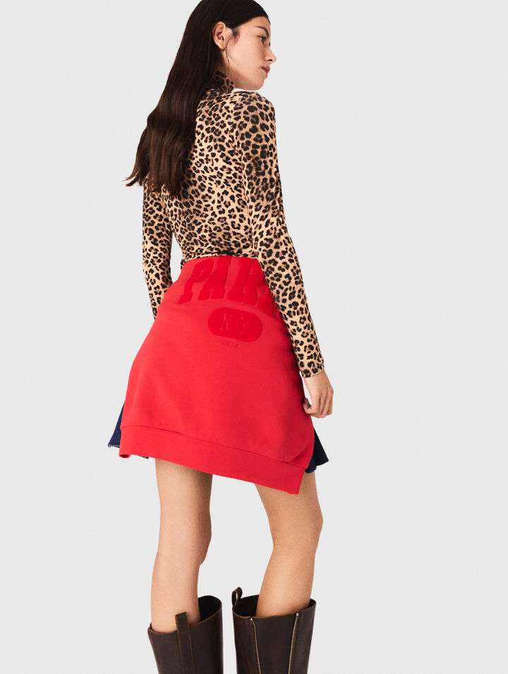 Leopard print T-shirt
