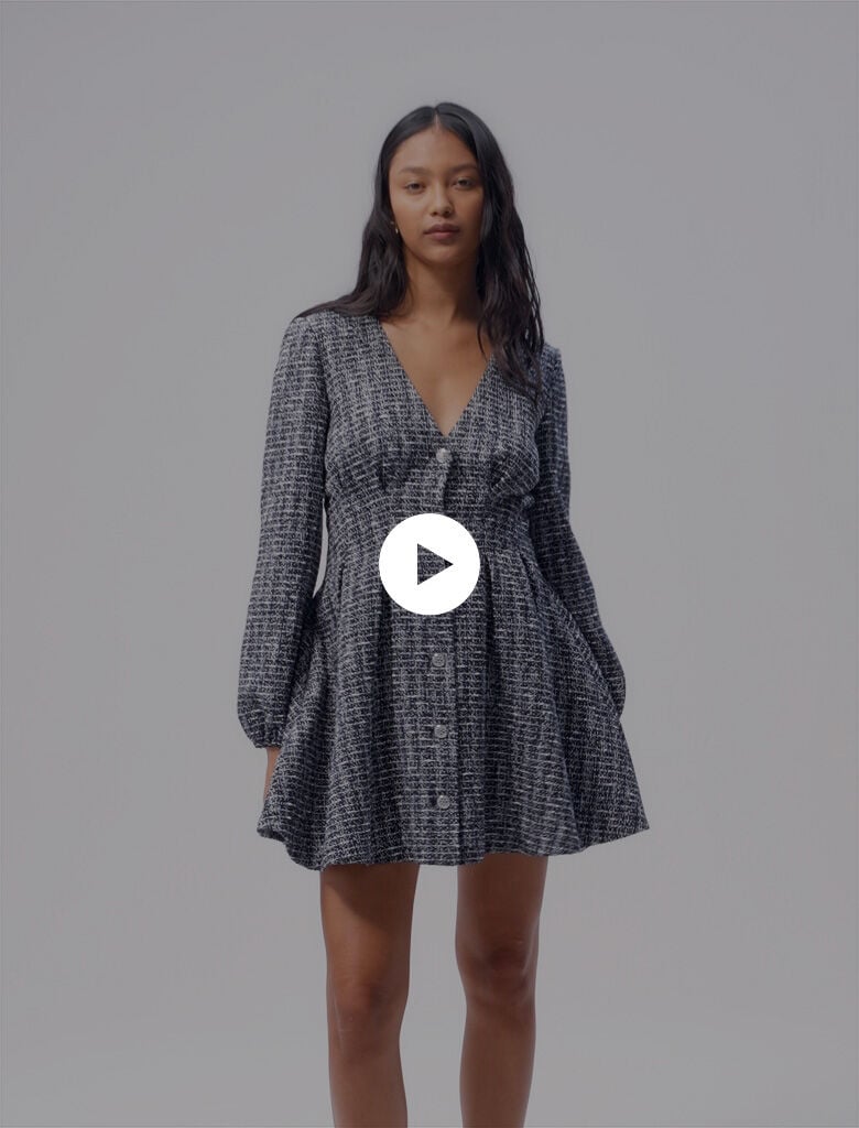 Maje short tweed dress 2025